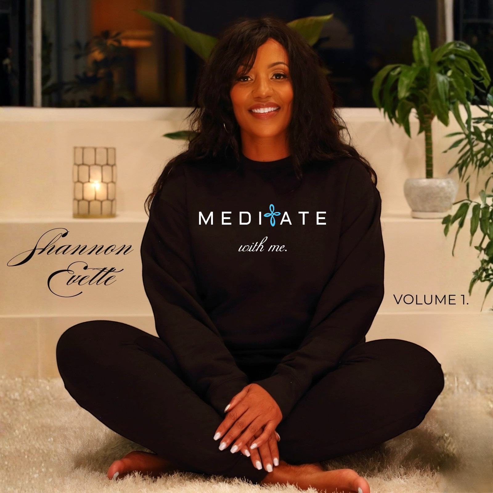 Meditate With Me, Volume 1 album artwork featuring Shannon Evette